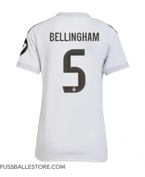 Günstige Real Madrid Jude Bellingham #5 Heimtrikot Damen 2025-26 Kurzarm Günstige Real Madrid Jude Bellingham #5 Heimtrikot Damen 2025-26 Kurzarm